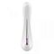 Белый вибромассажёр F9 - 21 см.