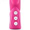 Розовый хай-тек вибромассажер iVibe Select iRabbit - 26 см.