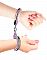 Наручники металлические FANCY CUFFS с фиолетовыми вставками