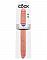 Фаллоимитатор двухсторонний 16 THICK DOUBLE DILDO телесный