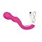 Перезаряжаемый розовый вибромассажер My Wand - 22,75 см.