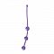 Анальный стимулятор JAMMY JELLY ANAL 3 BEADS фиолетовый T4L-700719