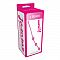 Розовая анальная цепочка JAMMY JELLY ANAL 3 BEADS PINK - 15 см.