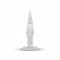 Прозрачный анальный плаг среднего Размера JAMMY JELLY ANAL MEDIUM PLUG CRYSTAL - 14 см.