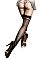 Полупрозрачные чулочки с интересной резинкой
