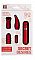 Маленькая вибропуля с 3 красными насадками NEON SECRET DESIRES 10FUNC. VIBRATOR KIT