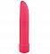 Классический розовый вибратор со скошенным кончиком BASICX MULTISPEED VIBRATOR - 13 см.