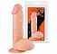 Реалистичный фаллоимитатор на присоске - 19 см.