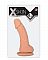 Телесный фаллоимитатор на присоске XSKIN 6 TPR DONG FLESH - 15 см.