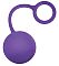 Фиолетовый вагинальный шарик INYA Cherry Bomb Purple