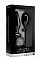 Чёрный анальный стимулятор с грушей OUCH! - 14 см.