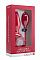 Красный анальный стимулятор с грушей OUCH! - 14 см.