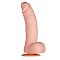 Силиконовый фаллоимитатор на присоске PURRFECT SILICONE DELUXE DONG 8.5INCH - 21 см.