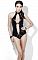 Боди рабыни с манжетами и цепью Mistress Bodysuit