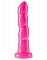 Ярко-розовый анальный стимулятор 6 Twister - 16,5 см.