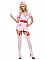 Костюм Похотливая медсестра, S/M, Розовый