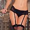 Полупрозрачные трусики-пояс MUST HAVE с интимным доступом