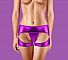 Фиолетовые трусики с вибрацией Exotic Vibrating Panty