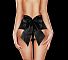 Чёрные трусики с пышным бантом на попке и вибрацией