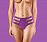 Фиолетовые трусики с пышным бантом на попке и вибрацией