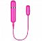 Розовая вибропулька с пультом GOOD VIBES 10 RHYTHM BULLET