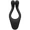 Чёрный вибромассажер для пар TRYST Multi Erogenous Zone Massager