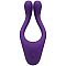 Фиолетовый вибромассажер для пар TRYST Multi Erogenous Zone Massager