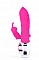 Силиконовый хай-тек вибратор с двумя моторчиками Sexy Bunny