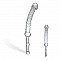 Фаллос из стекла с рукоятью CURVE TEXTURED LOVE WAND GLAS-14