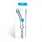 Фаллос из стекла с рукоятью CURVE TEXTURED LOVE WAND GLAS-14