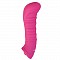 Розовый ребристый небольшой вибратор EN-BB-1531-2