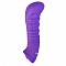 Фиолетовый ребристый небольшой вибратор EN-BB-1548-2