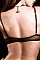 Have Fun Princess Бюстгальтер черный с малиновыми элементами, косточками и мягкими чашечками; 34 D
