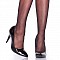 Черные туфли на шпильке CLASSIC HFW-210-BLK-8