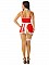 Костюм Развратная служанка красный 02282 SM