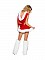 Костюм Малышка-санта красный 02438 SM