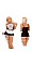 MAID S OUTFIT INCL DRESS, APRON S/M