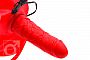 Страпон с грушей Blimpy Inflatable Strap-On Penis