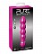 Вибромассажер PURE ALUMINIUM - PINK MEDIUM рельефный розовый
