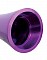 Вибромассажер PURE ALUMINIUM - PURPLE MEDIUM рельефный фиолетовый