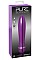 Вибромассажер PURE ALUMINIUM - PURPLE LARGE рельефный фиолетовый