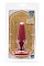 Шероховатая анальная пробка Slim Medium Red