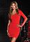 Платье c открытым плечем ONE SHOULDER DRESS RED L 882536-RED-L