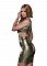Платье c открытым плечом ONE SHOULDER DRESS METALLIC M 883725-METALLIC-M
