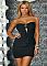 Платье без бретелек с брошью TUBE DRESS BLACK L 883303-BLACK-L
