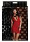 Платье с глубоким декольте MINI DRESS W PLUNGING V-NECK RED L 882693-RED-L
