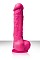 Розовый фаллоимитатор Colours - 5 на присоске