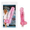 ������� �������� � �������� Glitter Gels Vibrating Dong with Balls - 15 ��.