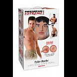 ����� �������� PDX Dollz - Tyler Rocks. 
����� �������� PDX Dolls � Tyler Rocks � ����������� ������ � ��������� ���������, ������� �������, �������� ������� � ������������ ������� ������. ������������ ������������, ����������� ����� ���� � ��������� �������� ��� �������� �����.<br/>� ������������ ������� ���� � ����.<br/>� ������� ���� ������: ����� 16 ��, 4,7 ��.<br/>� 3D ������ ����, ������������  ������.<br/>� ������������ �����.<br/>� ��� ������.<br/>� ������������ ����� � ������.<br/>� ������� ��� �� 360 ��������.<br/>� ����: 150 ��.<br/>� ������� ����� �������� ��� ������� � �����.<br/>� ����� �������������� �������� �� �������� ������� � ������, � ��������� � ������������, ����� ���������� ���� ����� ���� �����.<br/>� ��������: TPR, �������, ���.<br/>� ���� ��������.<br/>�������������: PIPEDREAM, ���.