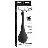 <strong>Клизма силиконовая. Цвет - черный. Длина 247 мм, диаметр 23 мм</strong> <br />
<div class="charTableblock"> </div> Клизма силиконовая. Цвет - черный. Длина 247 мм, диаметр 23 мм